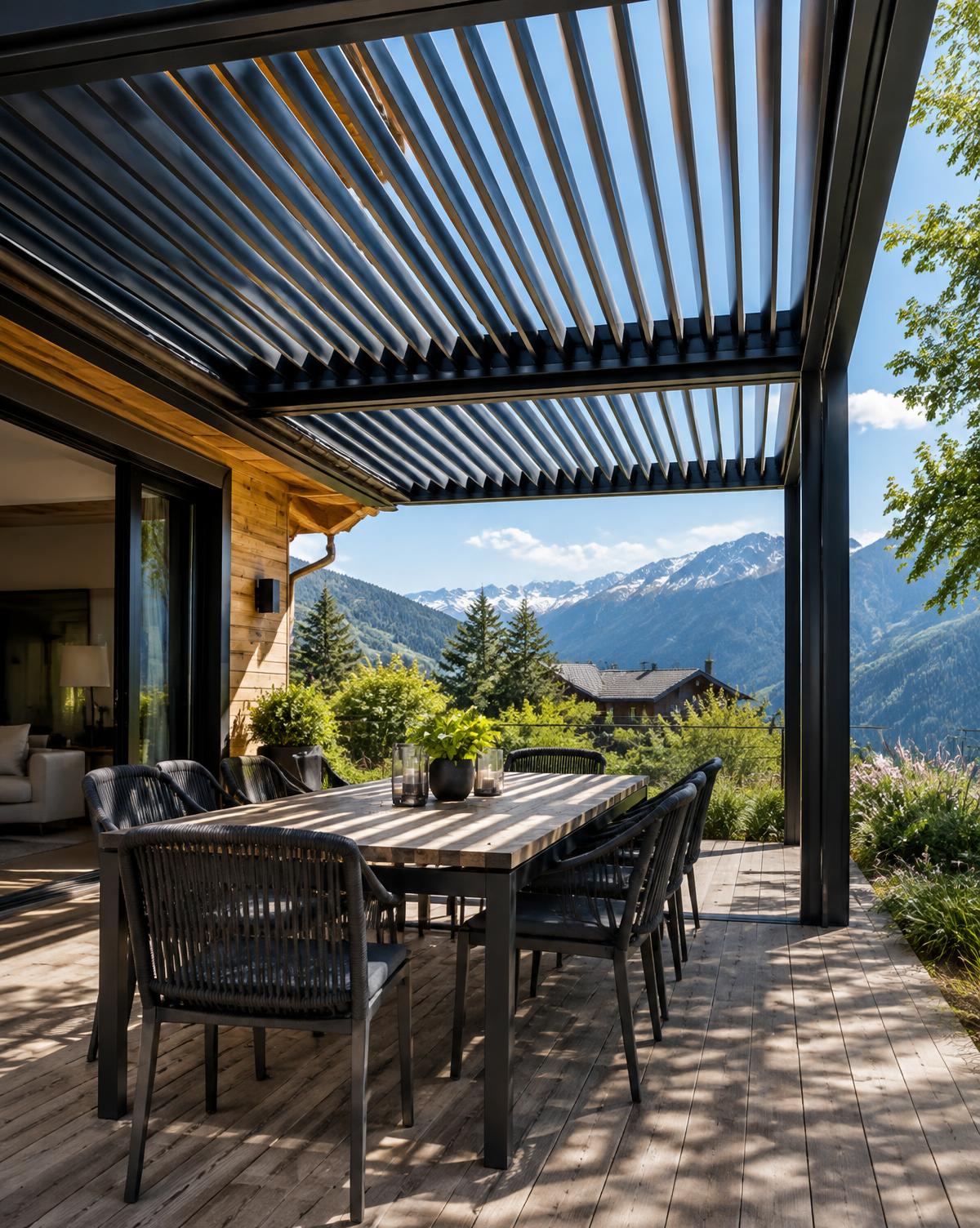 Skyline Louvre Roofs Queenstown outdoor living